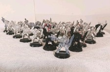 29 Warhammer 40K Space Marine Sergeant Scout w/ Bolt Pistol and Chainsword Metal