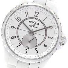 CHANEL J12 H3837 White Ceramic white Dial Automatic Boy's Watch_910729