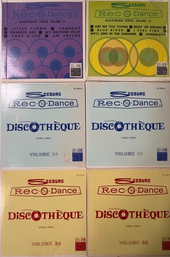 LOT: 12 SEEBERG DISCOTHEQUE & RHYTYM SERIES 7” Eps w/SLEEVES~JUKEBOX 1960s/70s - Bild 3 von 4