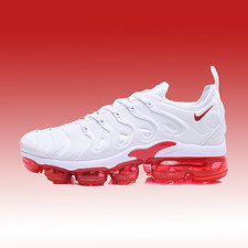 NEW Nike Vapormax Plus TN white and red Men's Shoes DH0279-100 free shipping