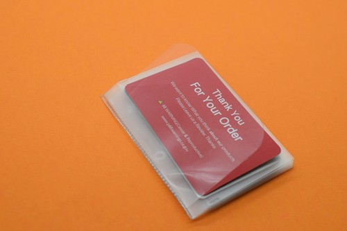 SET of 2 - 6 Page Plastic Wallet Insert for Bifold Billfold or Trifolds Top Load - Picture 4 of 6