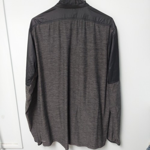 Reebok Speedwick Men's EXTRA LARGE Gray/Black Full Zip Stretch Jacket - Picture 7 of 8