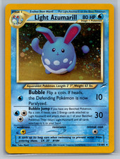 Light Azumarill 13/105 Holo Neo Destiny Pokemon Card WOTC LP