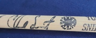 Chad Smith One Drumstick used during Concert