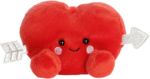 Aurora Adorable Palm Pals Paolo Cupid Heart Stuffed Animal - Red 5 Inches - Picture 1 of 3