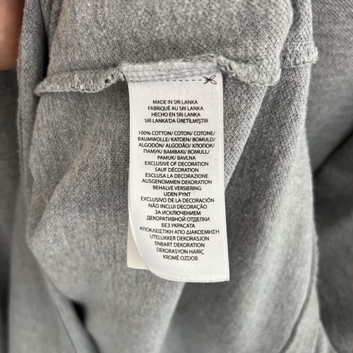 Ralph Lauren Polo Shirt Size 2XL XXL Mens Grey Solid Classic Fit Short Sleeve - Picture 8 of 9