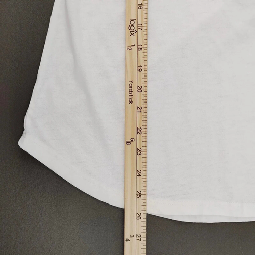 T-shirt JOURNEY scarabeo donna XS panna coleottero cotone slub maglietta rock band 2019 - Foto 9 di 9