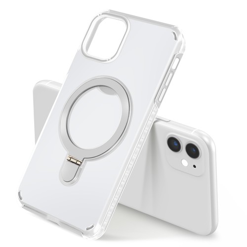 Avizar Carcasa para iPhone 12 Pro y 12 - Anillo soporte plegable, Blanco - Imagen 4 de 6