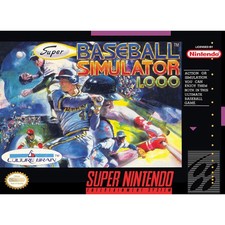 Super Baseball Simulator 1000 (Super Nintendo) Cart Only