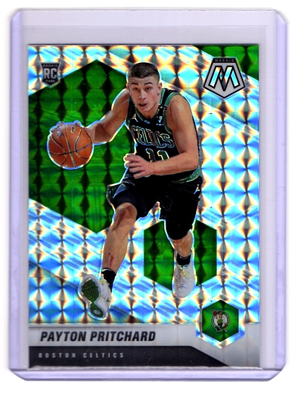 2020-21 Panini Mosaic Prizm Payton Pritchard #210 Rookie Silver Prizm