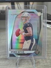 2024 Panini Prizm Spencer Rattler #388 Silver Prizm Rookie Saints