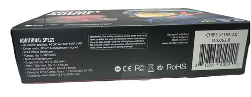 Outdoor Tech Chips Ultra 2.0 - True Wireless Schneehelm Audio - NEU und VERSIEGELT - Bild 7 von 8