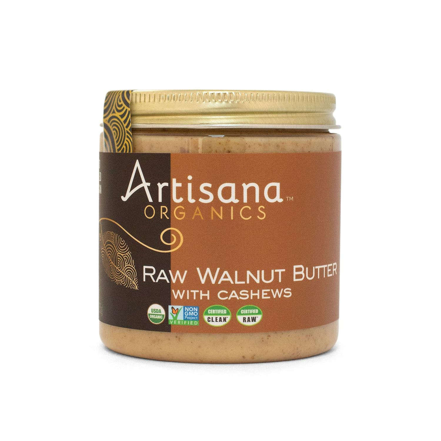 Mantequilla Nueces y Anacardos Artisana 9oz Vegana Paleo Sin Azucar Sin OGM