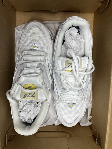 New balance Trainers 725V1 UK Size 8 BNWB White Yellow Grey - Picture 10 of 13