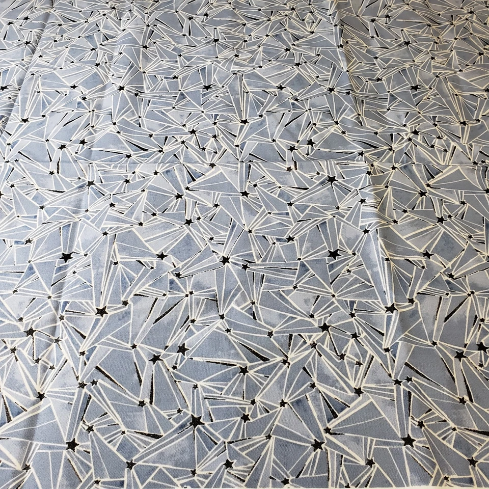 Tela Moonlight de Robert Kaufman diseño de 1 yarda azul y negro brillante Foto 2 de 4