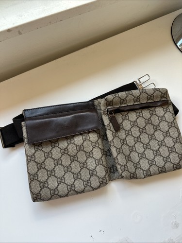 GUCCI Auth GG Belt Bag Hüfttasche Schulter Bauchtasche Vintage TOP