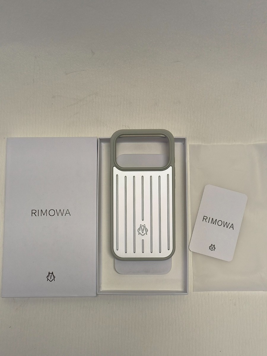 RIMOWA For Apple iPhone 17 Pro Max Silver Aluminium Phone Case | eBay
