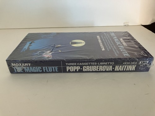 Mozart The Magic Flute 1981 Box Set x3 Cassettes Philips 4X3X-3918 Unsealed - Picture 5 of 7