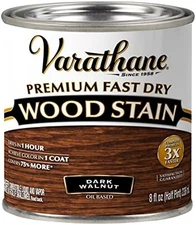 Varathane Premium Fast Dry Wood Stain, Half Pint, Dark Walnut