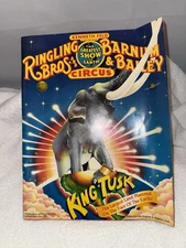 RINGLING BROTHERS BARNUM BAILEY CIRCUS SOUVENIR PROGRAM 117th 1987 Vtg