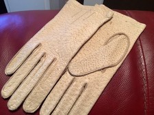 Vintage Mayers Make Country Club pigskin gloves/6 1/2/ excellent condition