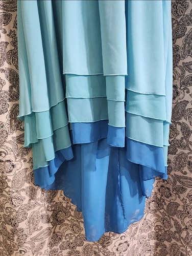 Oopsie Daisy Girl's Blue Hi-Low Dress Size 12 NWT Vacation Ctuise - Picture 7 of 8