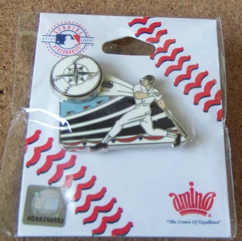 Seattle Marins moving / sliding baseball slider pin - Picture 3 of 7