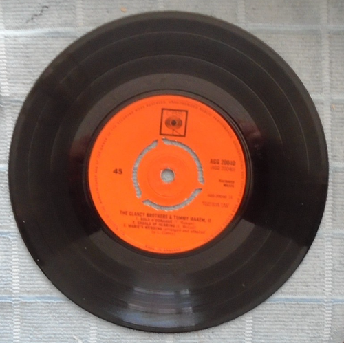 THE CLANCY BROTHERS & TOMMY MAKEN II EP 7" SINGLE CBS AGG 20040 P/S - Picture 3 of 6