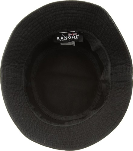 Kangol Men's Lightweight Cotton Washed Bucket Hat with Logo, Size & Color Option - Picture 3 of 16