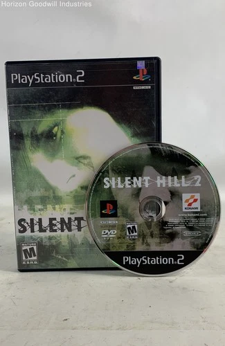 Sony PlayStation 2 Silent Hill 2 SLUS 20228 Game Disk & Case (VG/Untested)