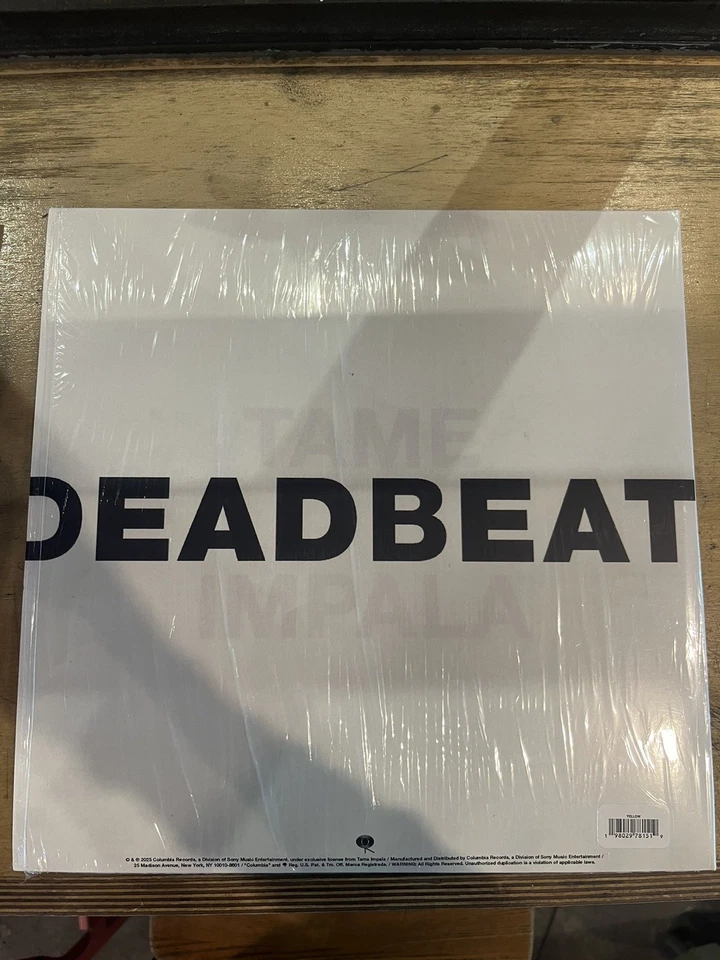 Take Impala DEADBEAT vinyl 2X LP UO Exclusive Yellow Deluxe Signed Autographed Foto 3 de 4