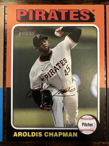 2024 Topps Heritage High Number Pittsburgh Pirates Set 5 Karten Paul Skenes RC - Bild 4 von 6