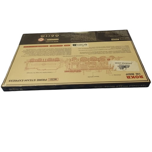 ROKR Prime Steam Express 3D Wood Puzzle 1:80 Scale Train Model MC501 308 Pcs - Picture 4 of 7