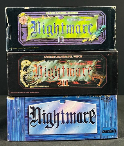 Nightmare The Video Board Game with 2x Expansions VHS Horror IN BOXES SEE DESC - Bild 4 von 24