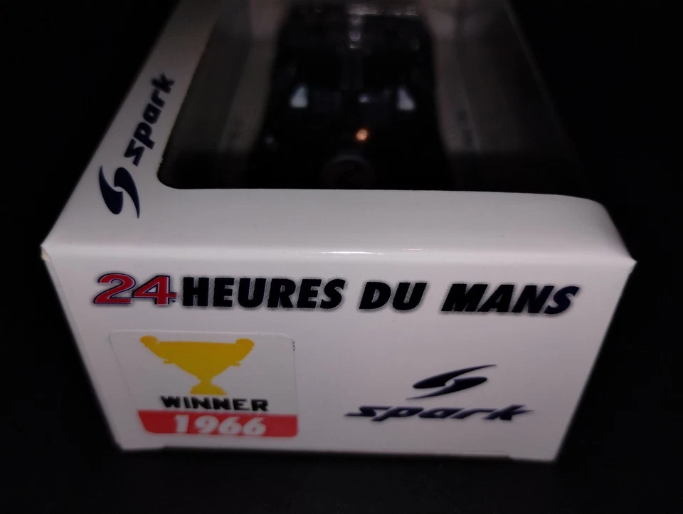 1966 FORD GT40 24 HOUR LEMANS WINNER BRUCE MCLAREN CHRIS AMON SPARK 1/43 RARE - Image 3 of 4