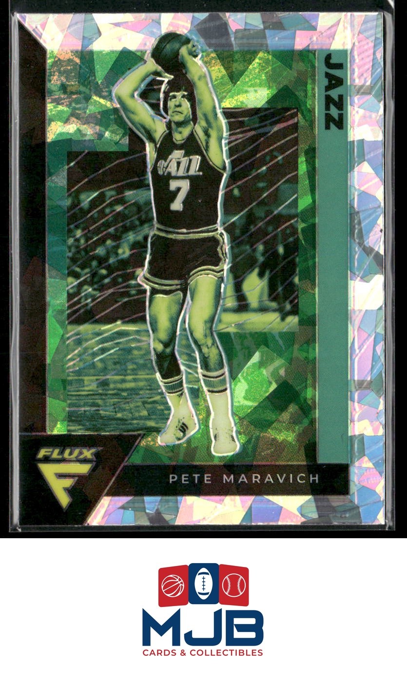 2020-21 Panini Flux Pete Maravich Fanatics Cracked Ice #200 Utah Jazz