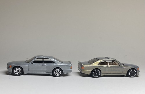 Hot Wheels 89 MERCEDES-BENZ 560 SEC AMG & 500 E Lot Of 6 Loose - Bild 7 von 9