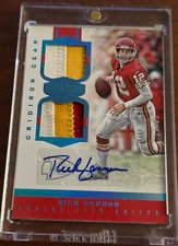 RICH GANNON 2017 PANINI PLATES AND PATCHES DUAL GAME USED PATCH AUTO SP 13/25
