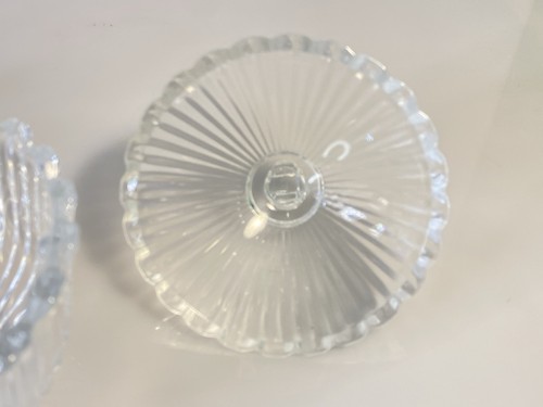 Vintage Mikasa Crystal Sugar And Creamer w/Lid Set Excellent Condition - Picture 15 of 15