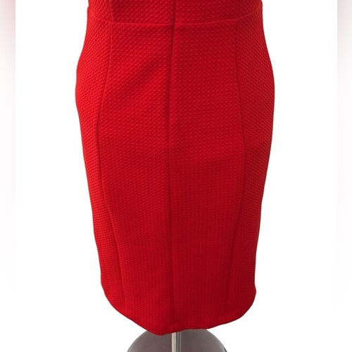 Maeve Anthropologie Red Textured Sleeveless Button Down Dress Size Medium NEW - Picture 4 of 9