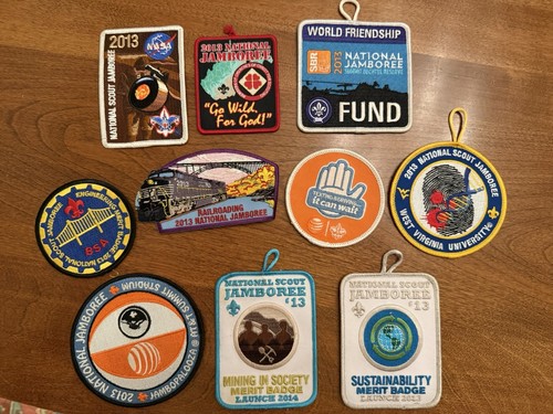 Set Of Activity Patches - 2013 National Scout Jamboree