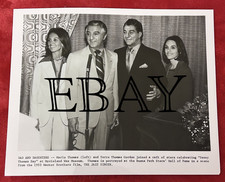 MARLO THOMAS and DANNY THOMAS original 8x10 photo MOVIELAND WAX MUSEUM