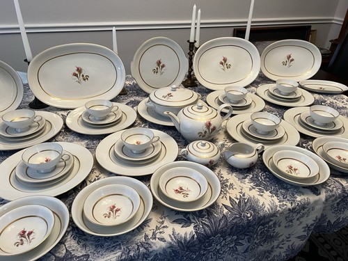 Royal Signet Dianne China Bavarian China Germany 6 Piece Place Setting Set For 8 - Picture 2 of 5