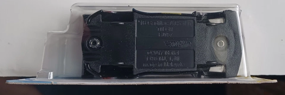 2018 Hot Wheels New Models 16 Cadillac ATS-V R Error Car Missing All 4 Wheels  - Image 2 of 4