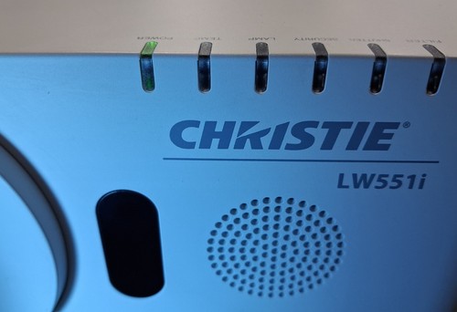 Christie LW551I 3LCD WXGA 5,500 Lumens Digital Projector Lamp Hours: 2882 - Picture 12 of 18