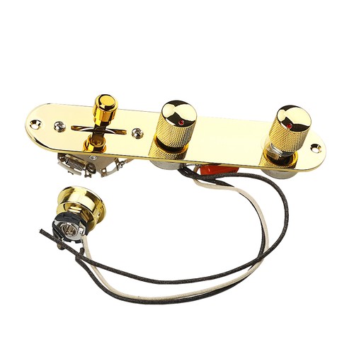 5-Way Guitar Control Plate Prewired Tone Controls Knobs for Tele/Telecaster - Picture 1 of 13