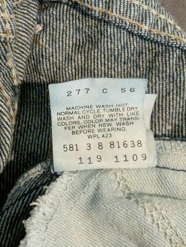Levi Strauss & Co. Kids Denim Blue Jeans size 7 305 Regular Fit Made in USA - Picture 6 of 8
