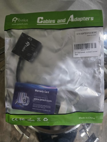 Genuine Apple Thunderbolt Mini Display Port-DP to DVI Cable Adapter (MB570LL/B) - Afbeelding 2 van 2