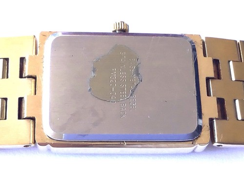 Stunning ELGIN “Diamond” Date FM320-040 Deco Men Tank Watch GP Black Dial Works - Picture 9 of 24