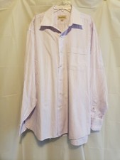 Tommy Bahama Shirt Men's Collared Striped Button Up Size 16 1/2 34/35